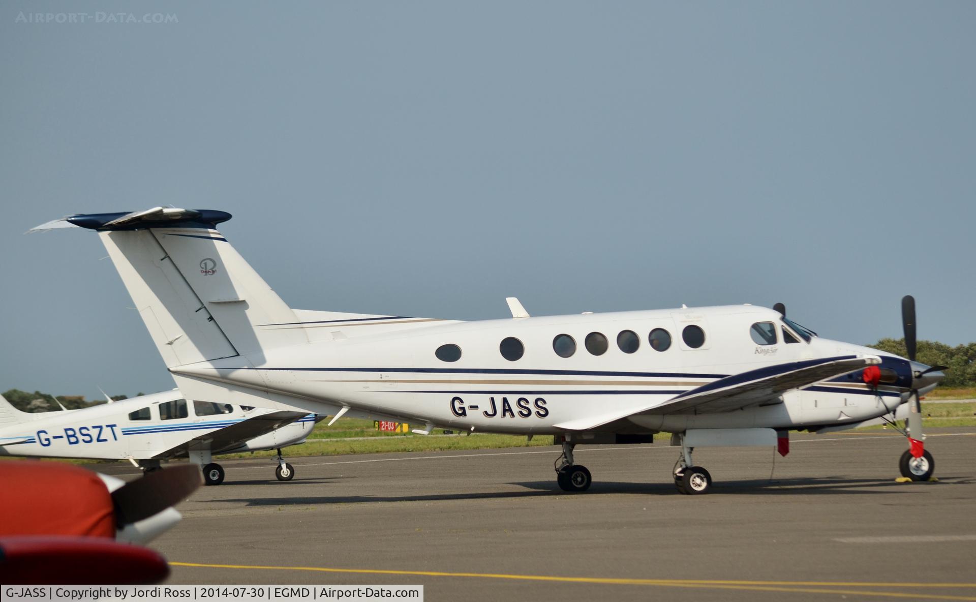 G-JASS, 1981 Beechcraft B200 Super King Air C/N BB-983, Lydd based King Air. Owned by Atlantic Bridge Aviation