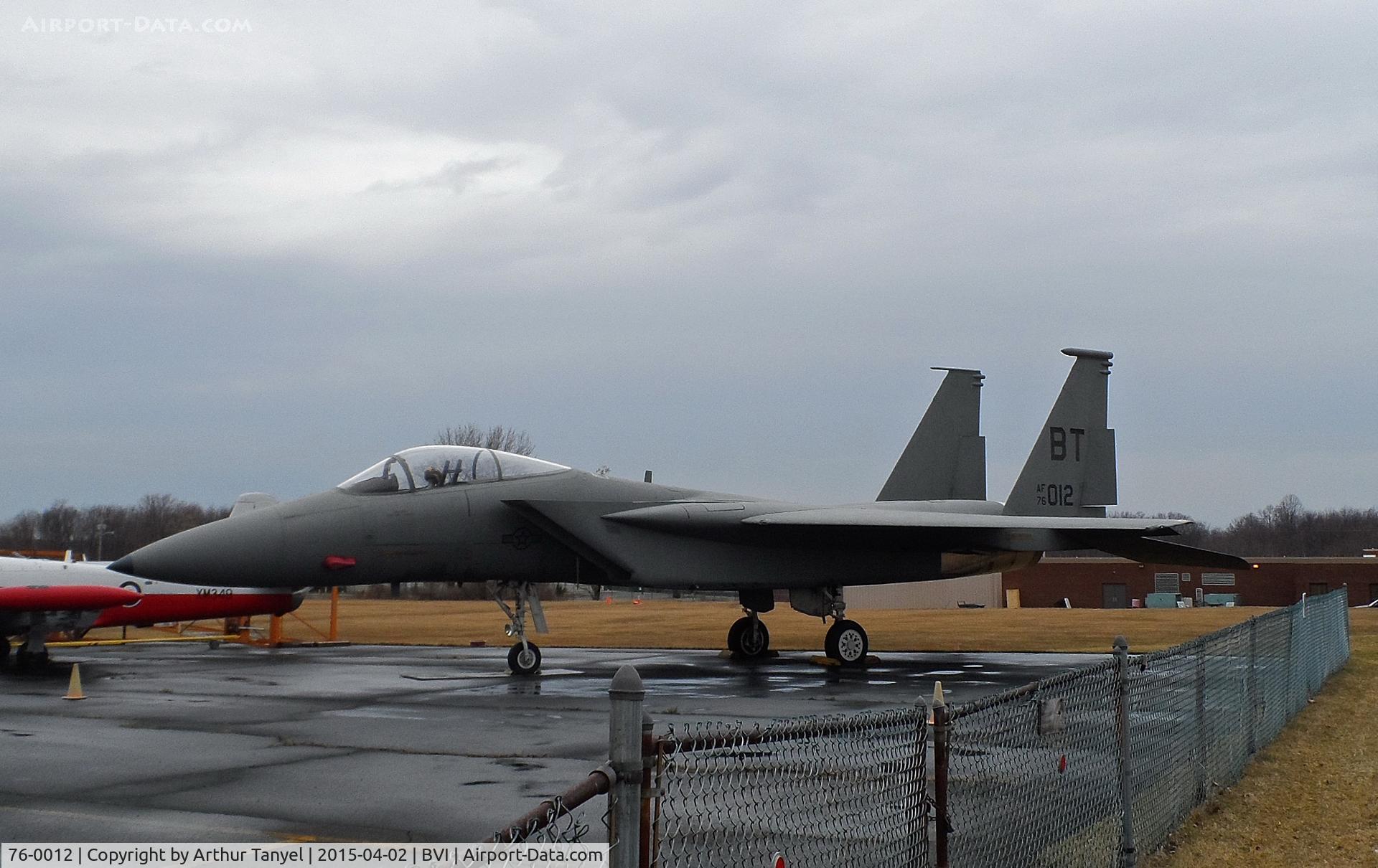 76-0012, 1976 McDonnell Douglas F-15A Eagle C/N 0191/A164, On display @ the BVI Air Heritage Museum