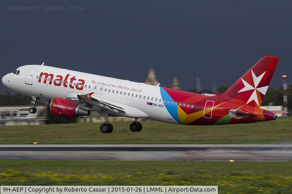 9H-AEP, 2007 Airbus A320-214 C/N 3056, Runway 31