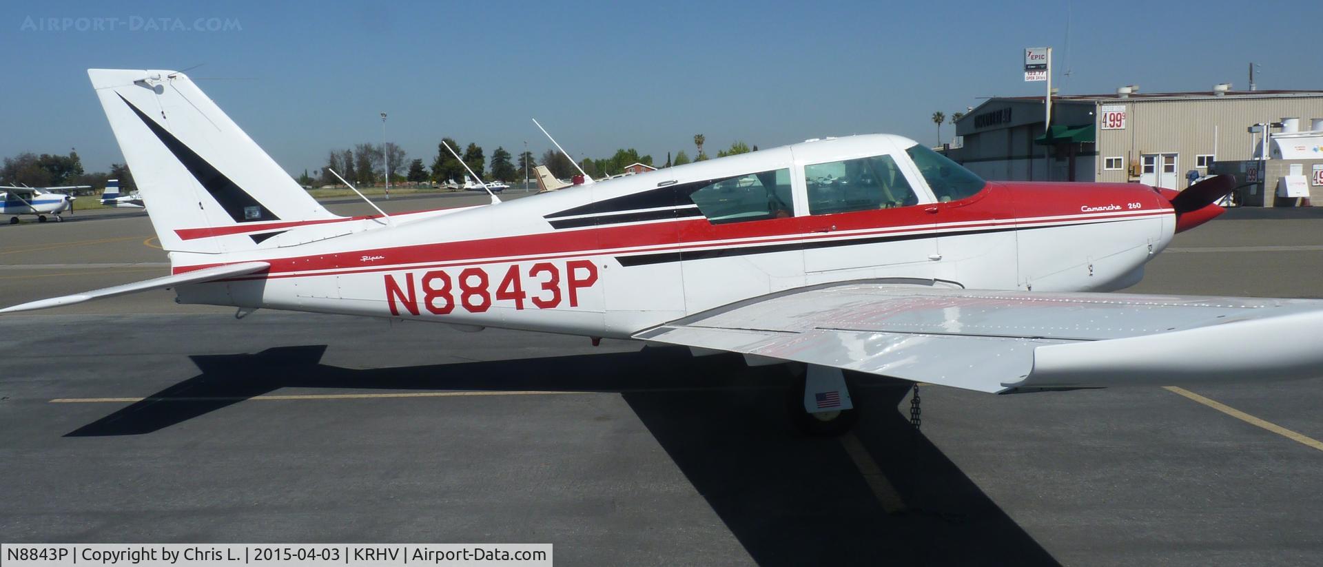 N8843P, 1965 Piper PA-24-260 Comanche C/N 24-4298, A local 1965 Piper 24 parked next to TradeWinds.