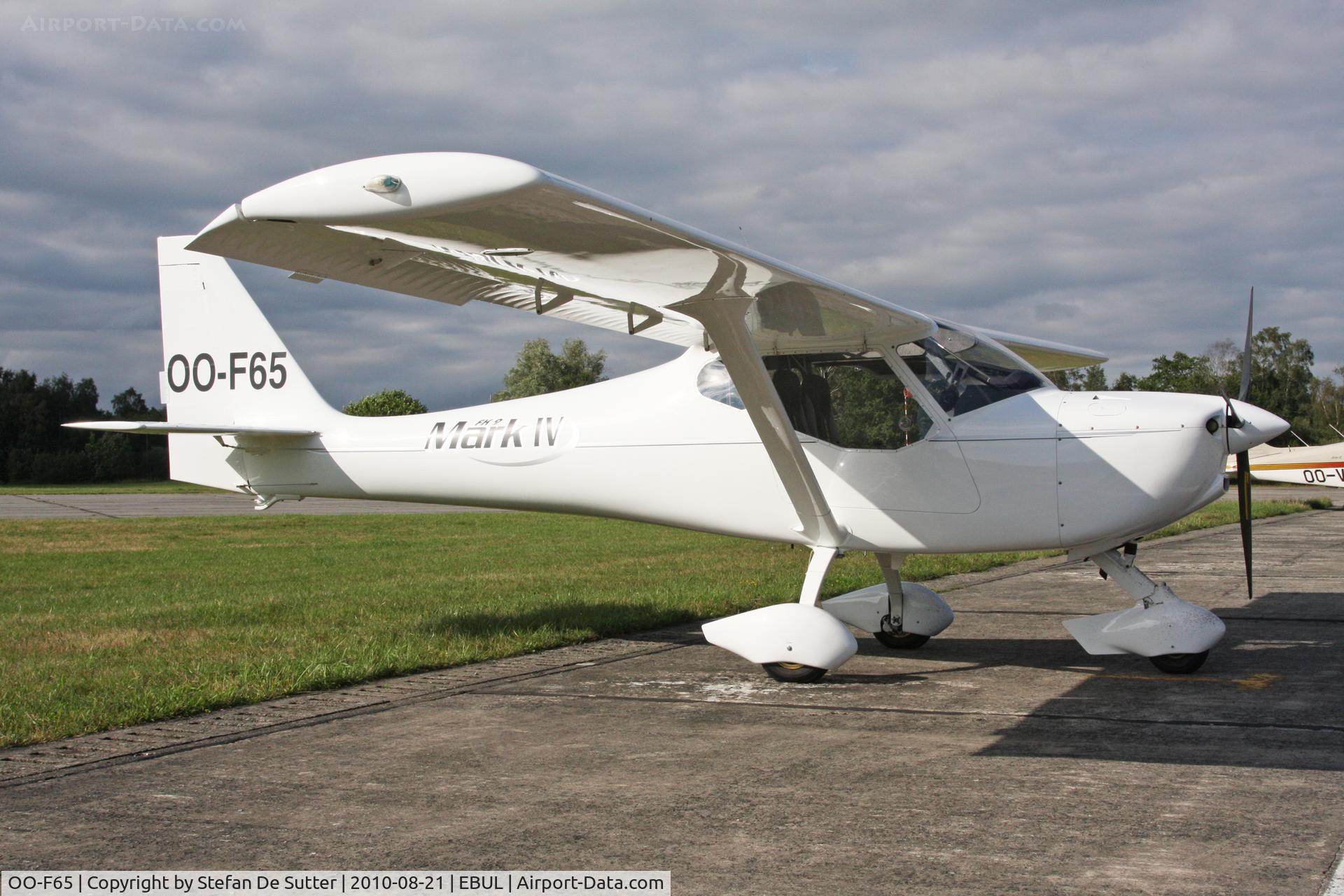 OO-F65, 2007 B & F Technik FK-9 C/N 334, Parked @ Vliegclub Ursel.