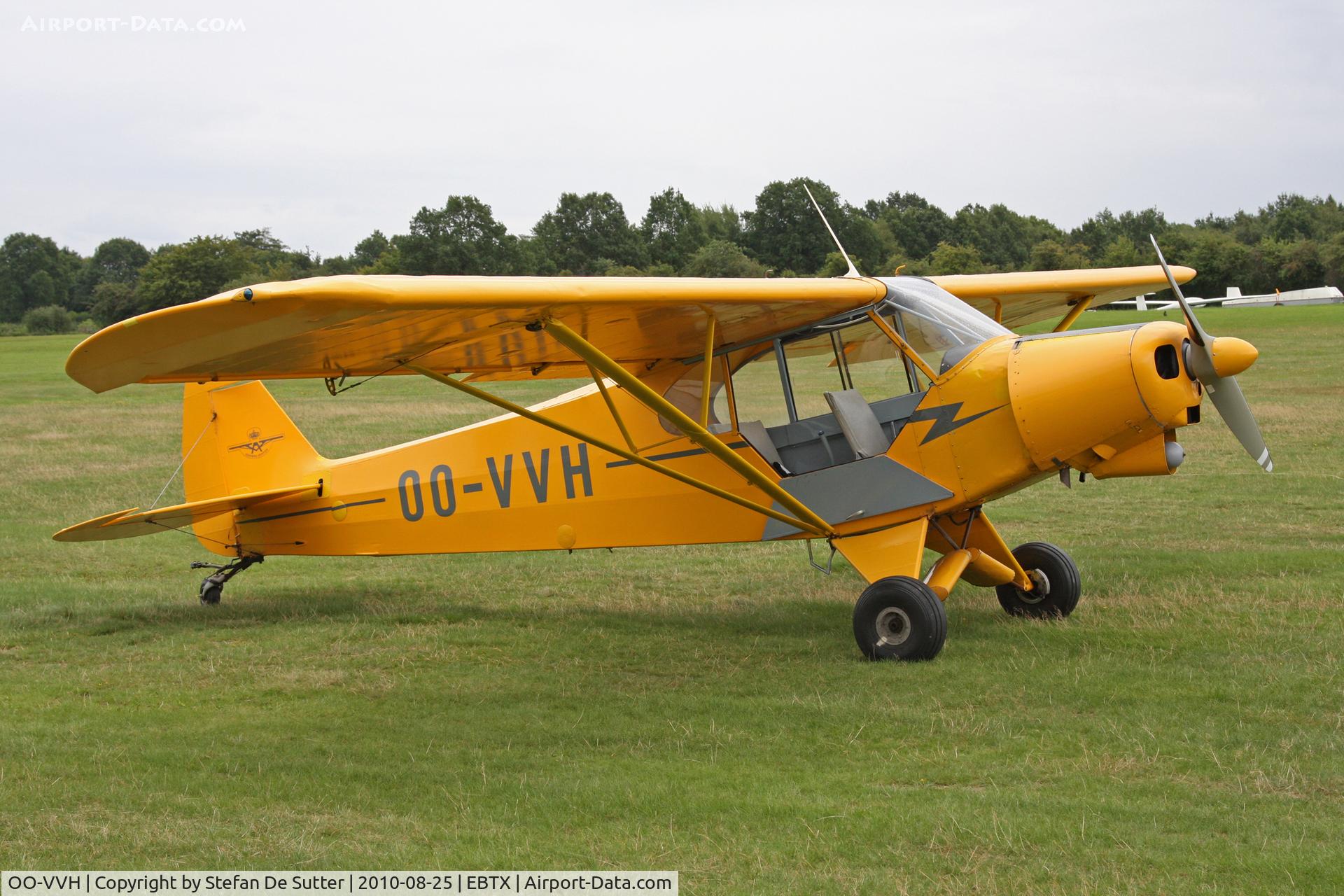 OO-VVH, 1965 Piper PA-18-180 Super Cub C/N 18-8381, @ EBTX.