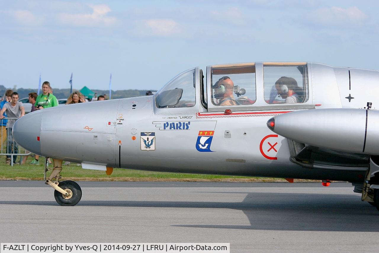 F-AZLT, 1958 Morane-Saulnier MS.760 Paris I C/N 32, Morane-Saulnier MS-760A, Morlaix-Ploujean airport (LFRU-MXN) air show in september 2014