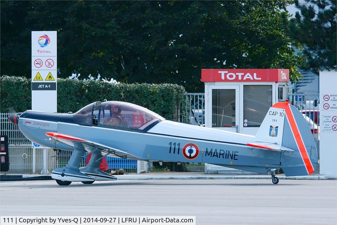 111, Mudry CAP-10B C/N 111, Mudry CAP-10 B, refueling station, Morlaix-Ploujean airport (LFRU-MXN) air show in september 2014