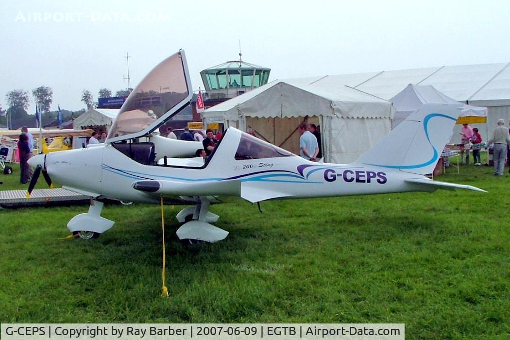 G-CEPS, 2007 TL Ultralight TL-2000 Sting Carbon C/N PFA 347-14705, TL Ultralight TL-2000 Sting Carbon [PFA 347-14705] Booker~G 09/06/2007