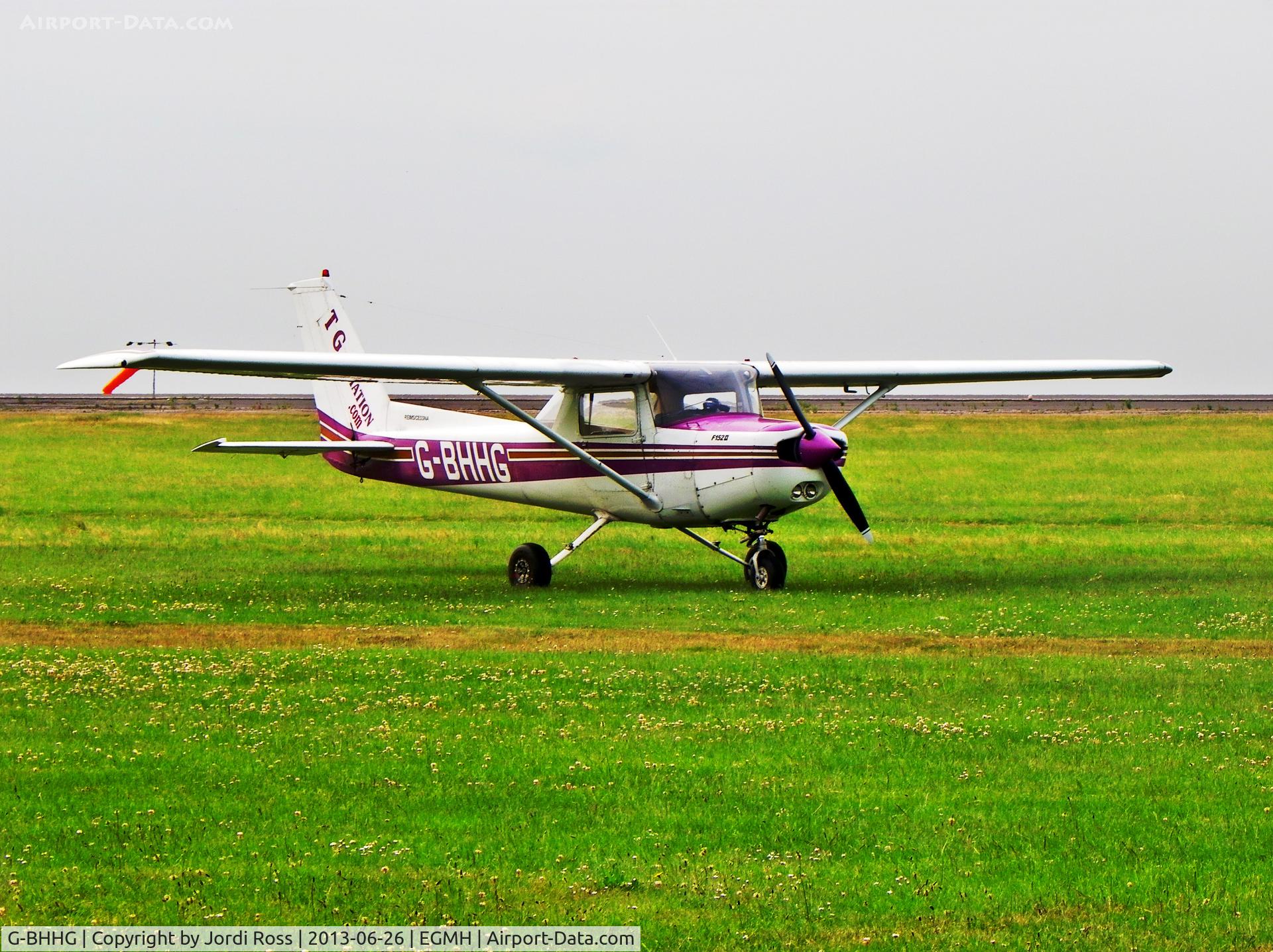 G-BHHG, 1980 Reims F152 C/N 1725, TG Cessna waiting for her next flight
