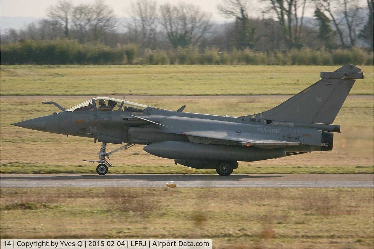 14, Dassault Rafale M C/N 14, Dassault Rafale M, Take-off rwy 08, Landivisiau Naval Air Base (LFRJ)
