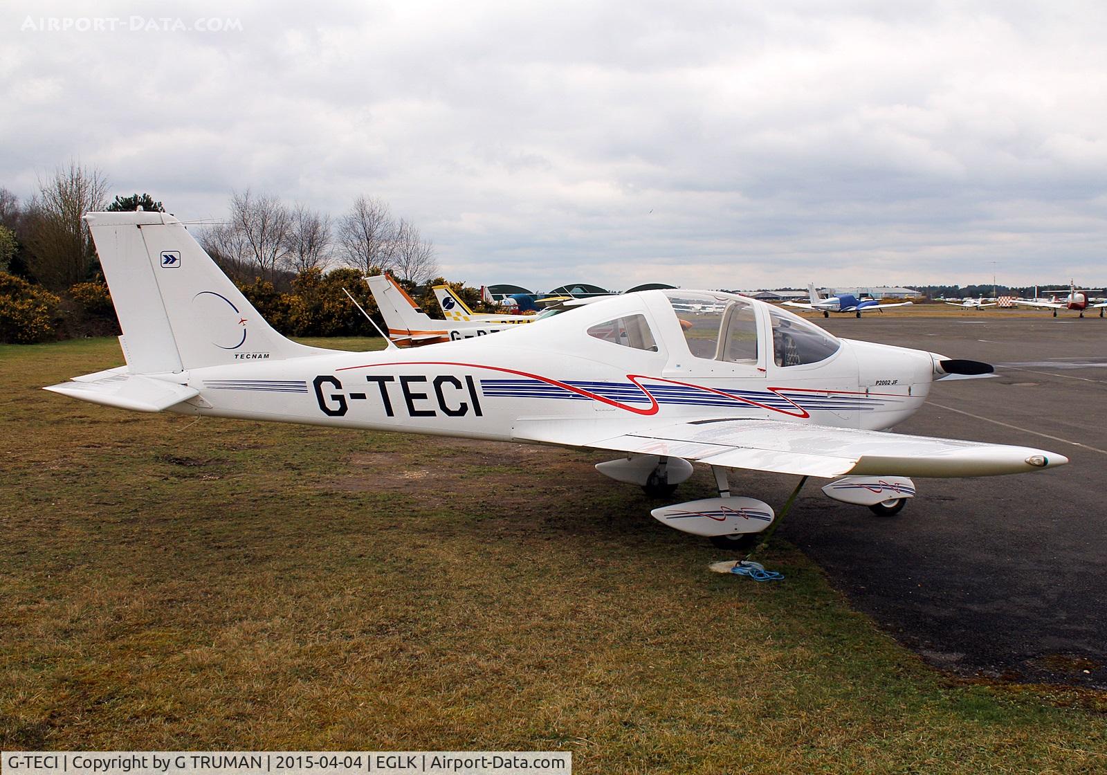 G-TECI, 2010 Tecnam P-2002JF Sierra C/N 127, Parked by the flying club