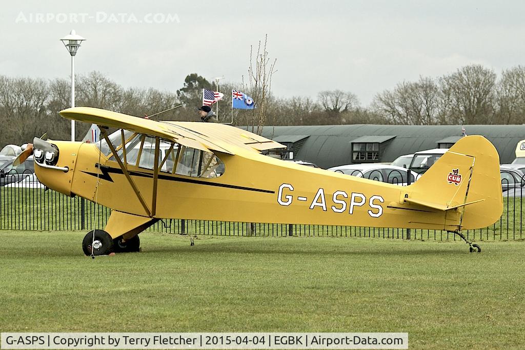 G-ASPS, 1947 Piper J3C-90 Cub C/N 22809, At Sywell in April 2015