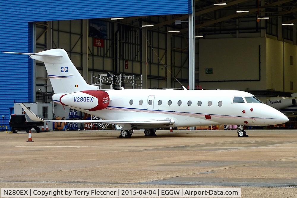 N280EX, 2013 Israel Aircraft Industries Gulfstream G280 C/N 2039, At Luton
