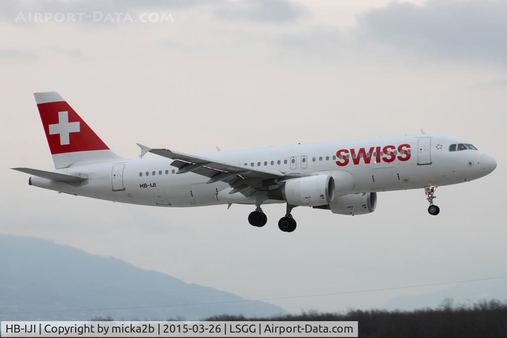 HB-IJI, 1996 Airbus A320-214 C/N 0577, Landing