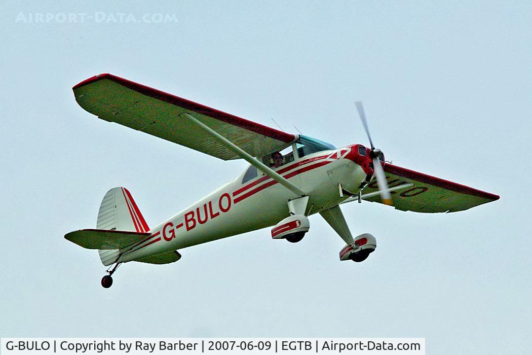 G-BULO, 1946 Luscombe 8F Silvaire C/N 4216, Luscombe 8F Silvaire [4216] Booker~G 09/06/2007