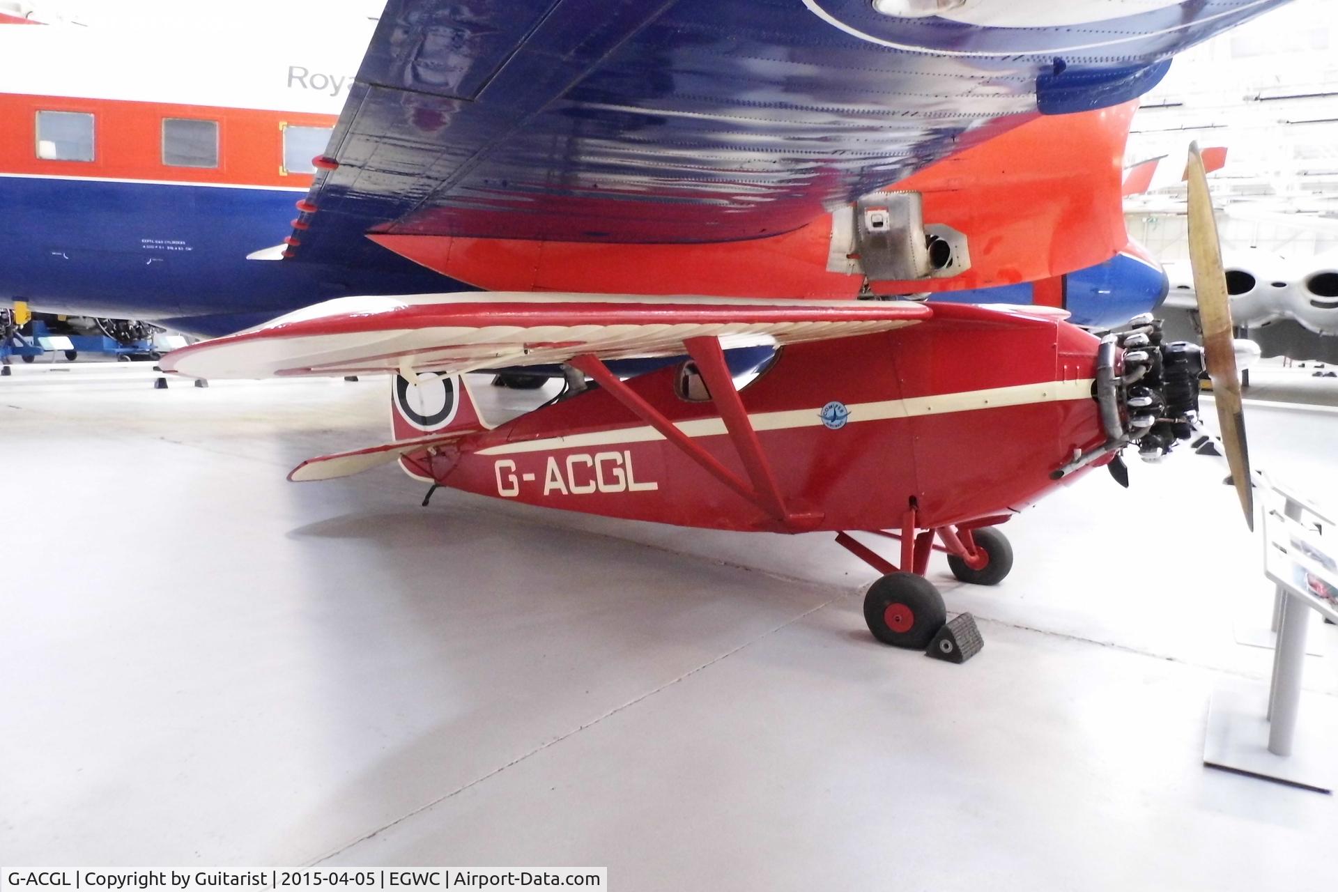 G-ACGL, 1933 Comper CLA-7 Swift C/N S33/6, Cosford Air Museum