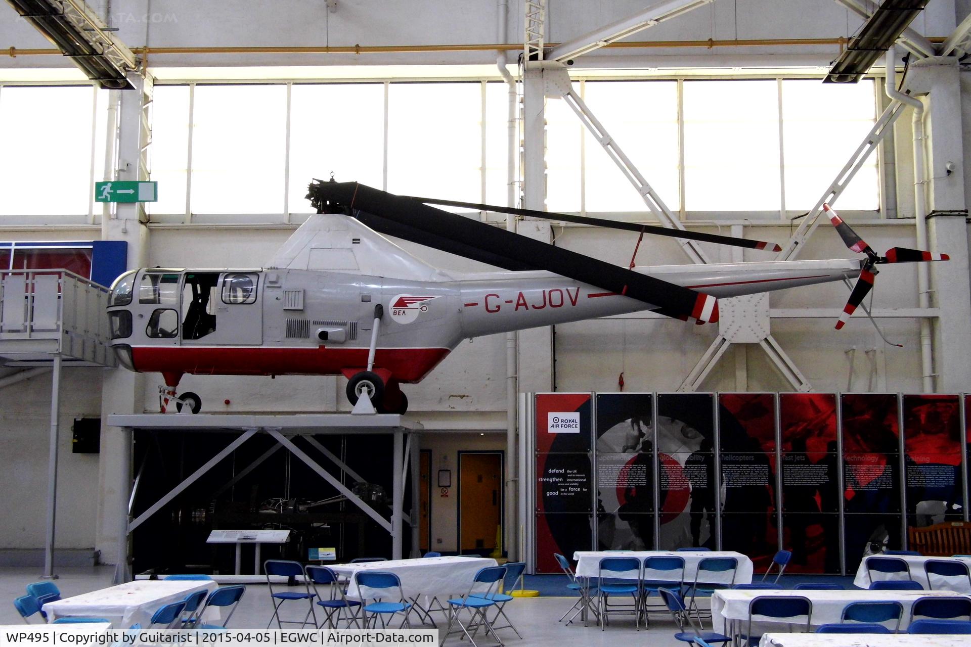 WP495, Westland Dragonfly HR.3 C/N WA/H/80, Cosford Air Museum. G-AJOV