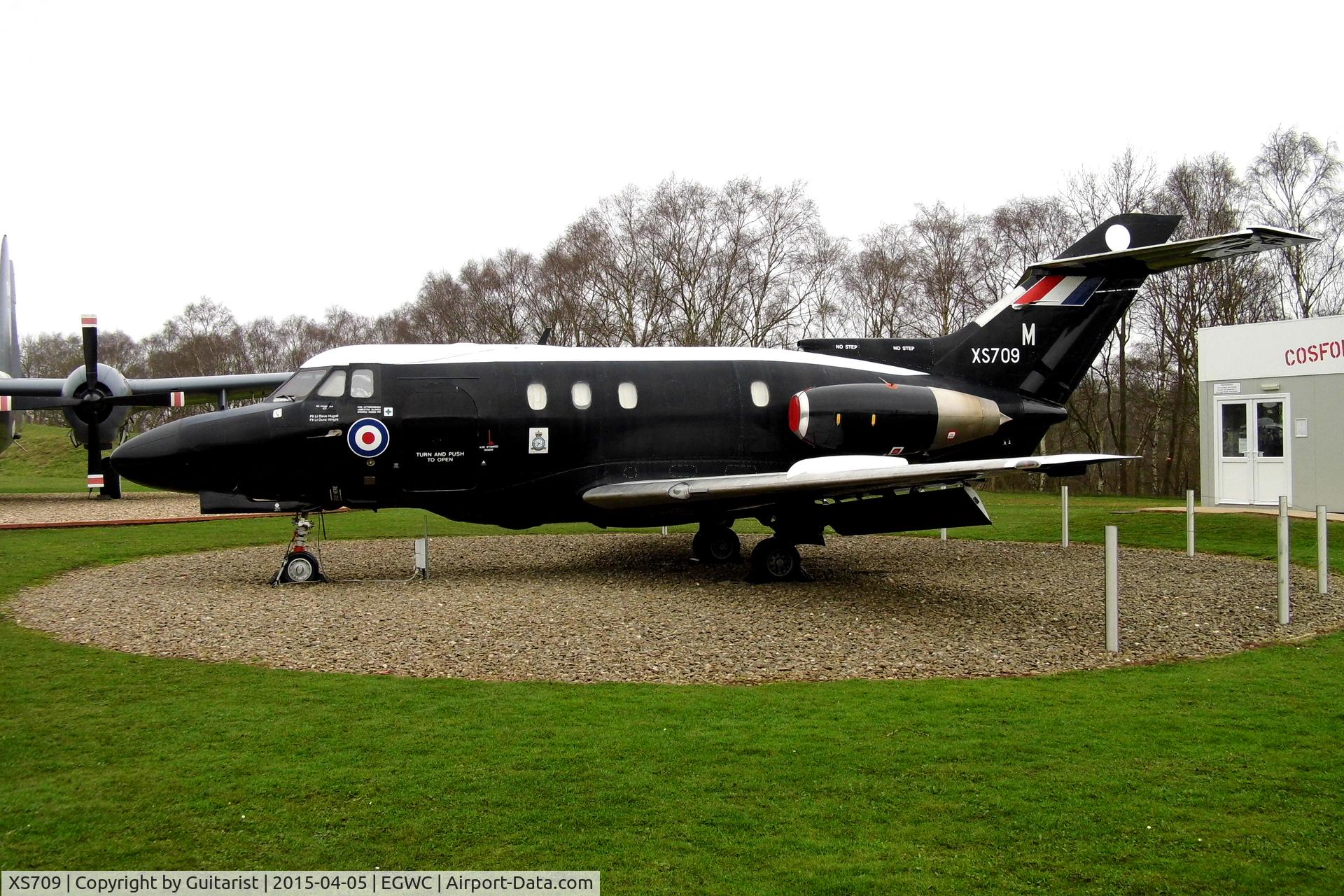 XS709, 1964 Hawker Siddeley HS.125 Dominie T.1 C/N 25011, Cosford Air Museum