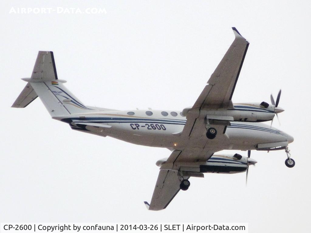 CP-2600, Beechcraft Super King Air 350 C/N FL-304, Landing at El Trompillo