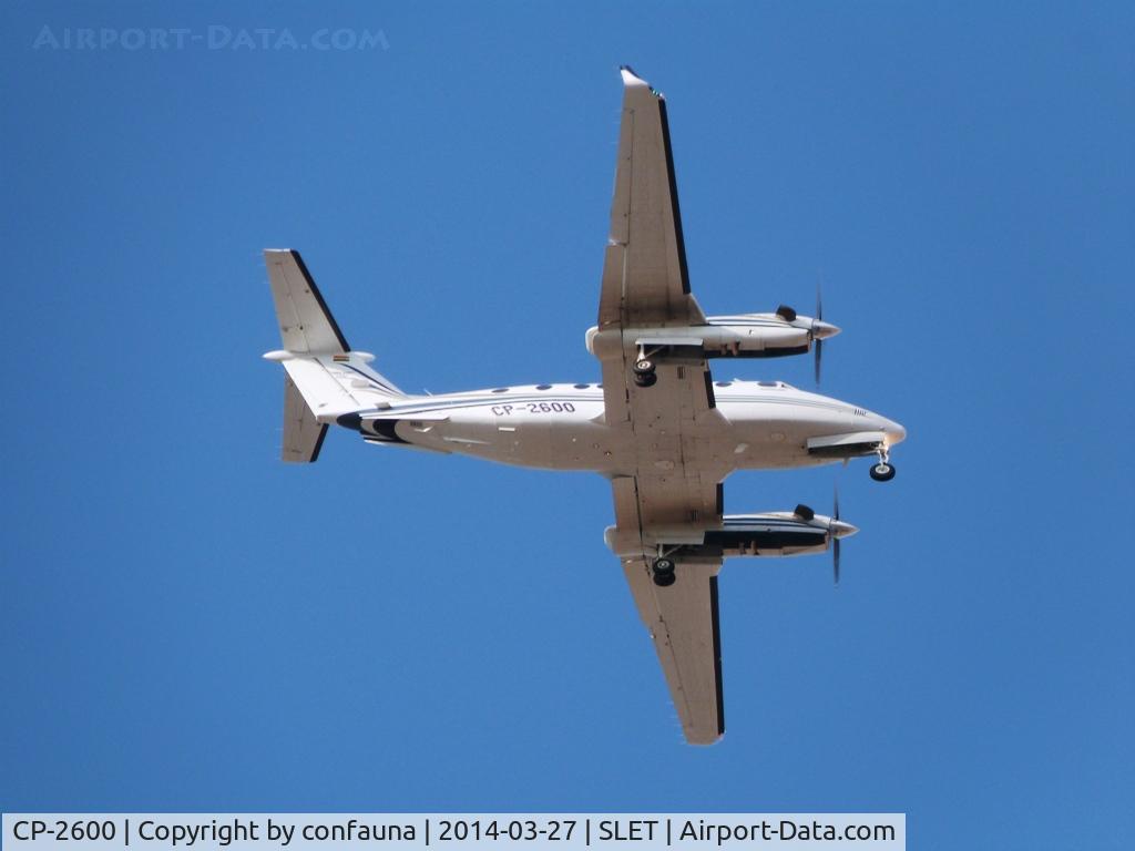 CP-2600, Beechcraft Super King Air 350 C/N FL-304, Arriving to El Trompillo