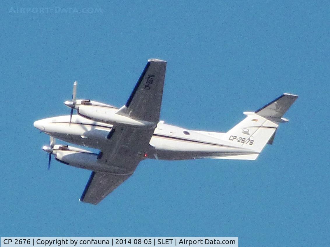 CP-2676, 1981 Beech 200 King Air C/N BB-778, Approaching SLET