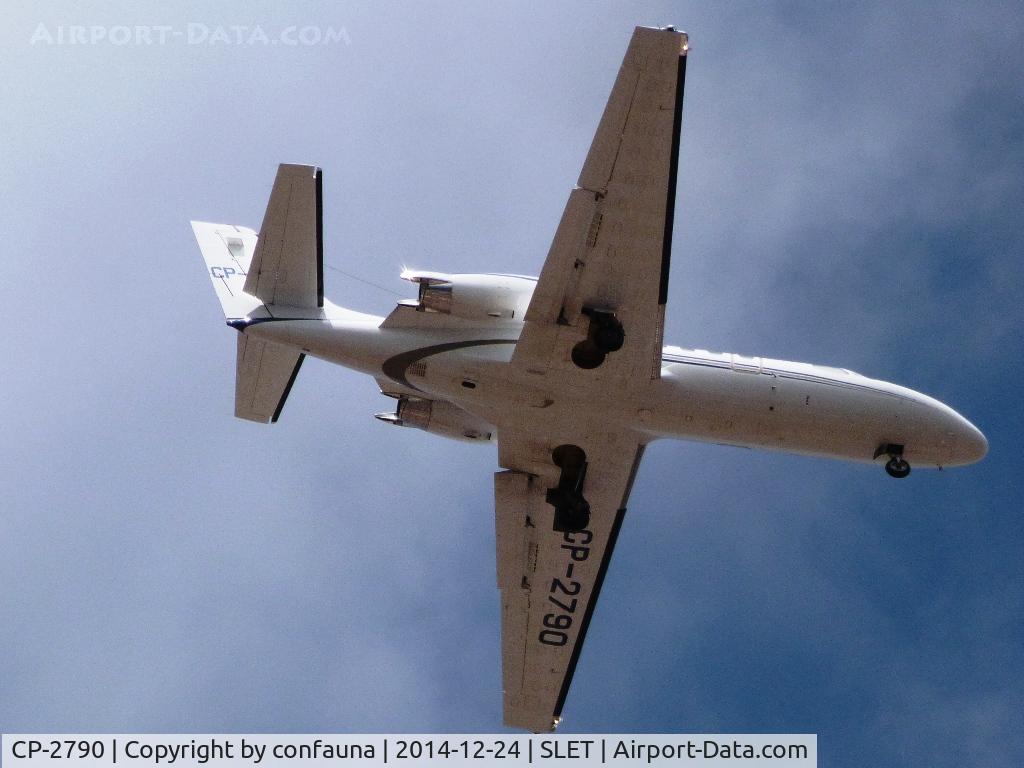 CP-2790, 2003 Cessna 550 Citation Bravo C/N 550-1052, Arriving to SLET for Christmas