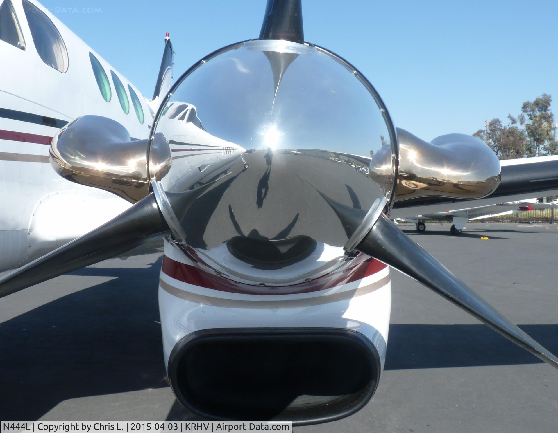 N444L, 1980 Beech E90 King Air C/N LW-344, A transient 1980 King Air E90 getting ready for departure just after being sold by Lafferty Aircraft Sales. This was the last time this plane will ever be at Reid Hillview Airport so I took a LOT of pictures before it left.