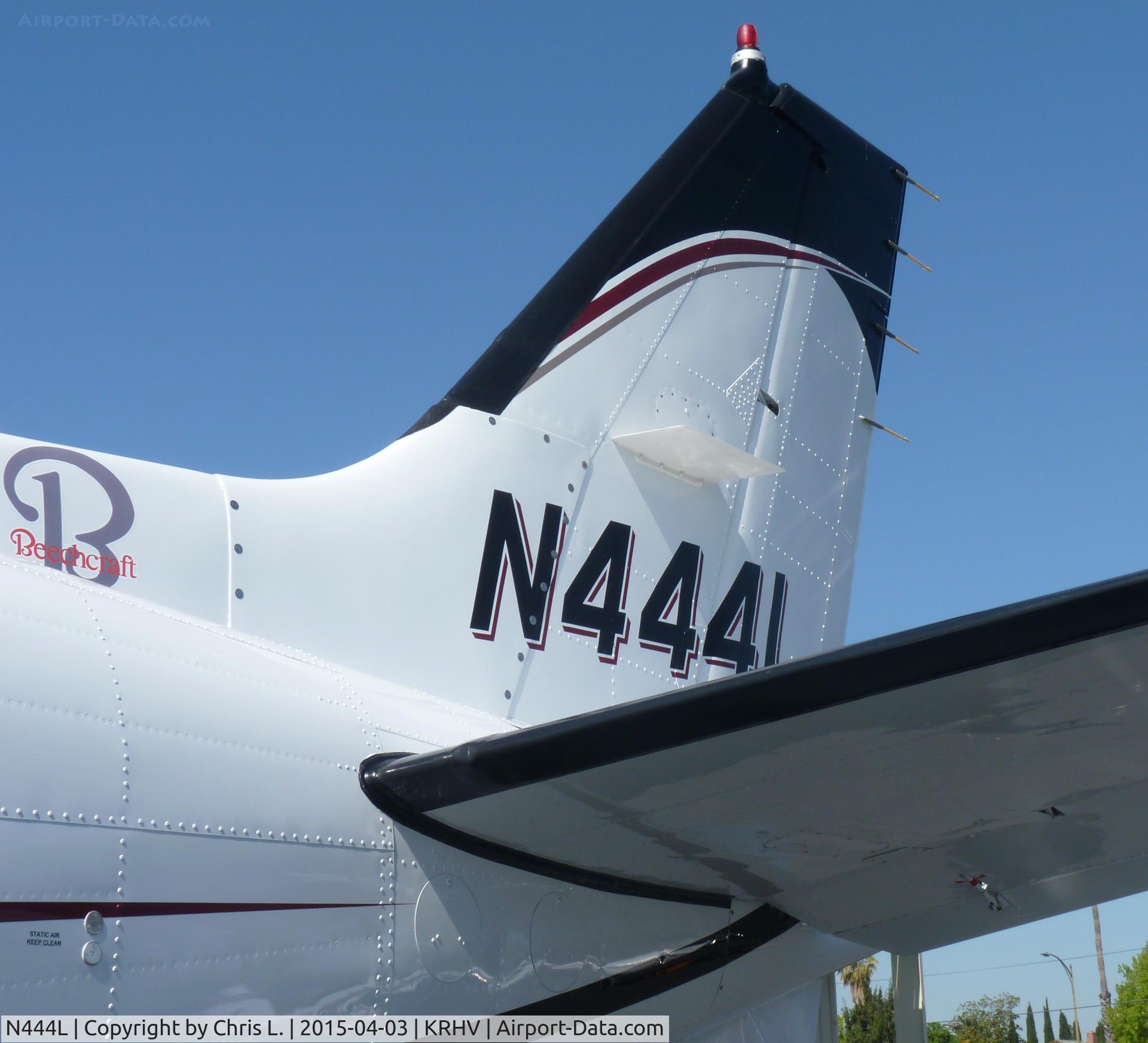 N444L, 1980 Beech E90 King Air C/N LW-344, A transient 1980 King Air E90 getting ready for departure just after being sold by Lafferty Aircraft Sales. This was the last time this plane will ever be at Reid Hillview Airport so I took a LOT of pictures before it left.