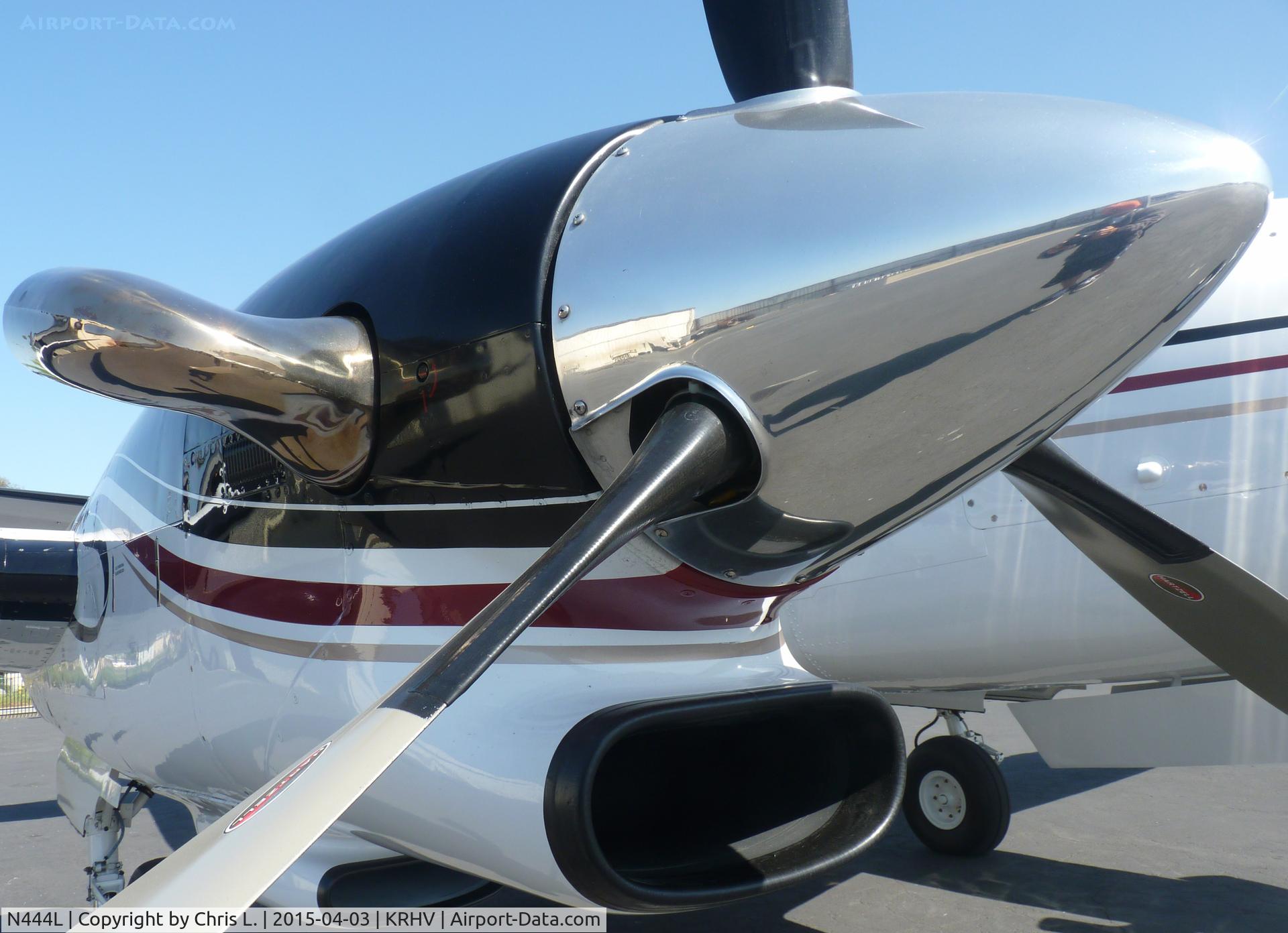 N444L, 1980 Beech E90 King Air C/N LW-344, A transient 1980 King Air E90 getting ready for departure just after being sold by Lafferty Aircraft Sales. This was the last time this plane will ever be at Reid Hillview Airport so I took a LOT of pictures before it left.