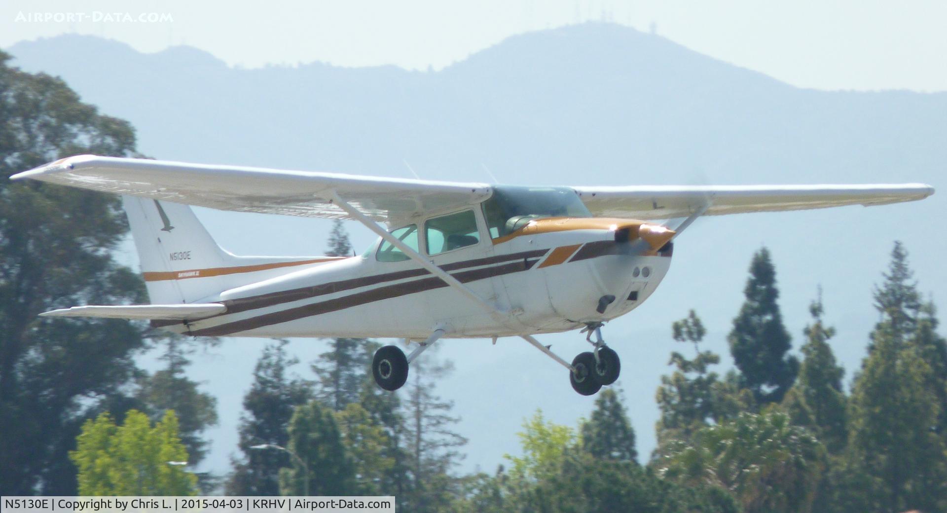 N5130E, 1978 Cessna 172N C/N 17271725, A local 1978 Cessna 172N taking off on runway 31R at Reid Hillview.