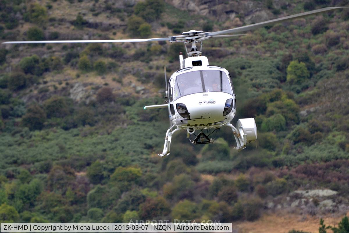ZK-HMD, Aerospatiale AS-350BA Ecureuil C/N 2782, At Queenstown