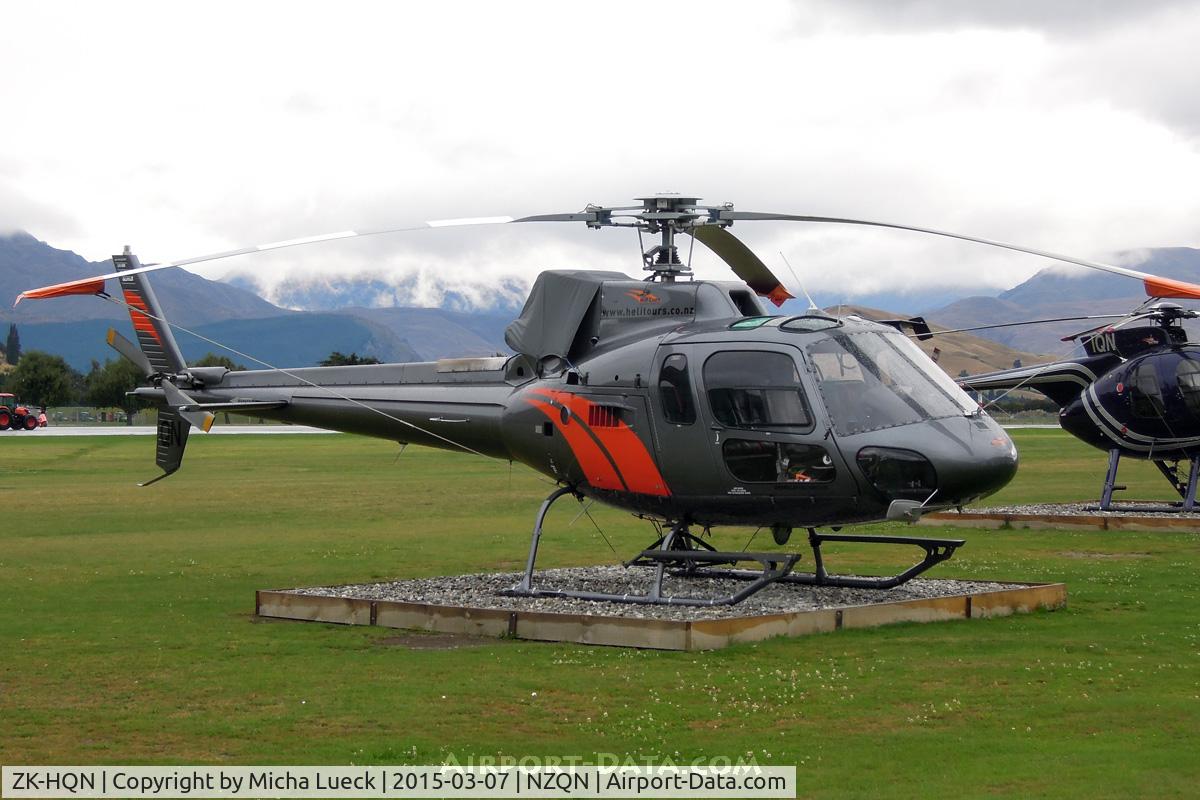 ZK-HQN, Aerospatiale AS-350BA Ecureuil C/N 1807, At Queenstown