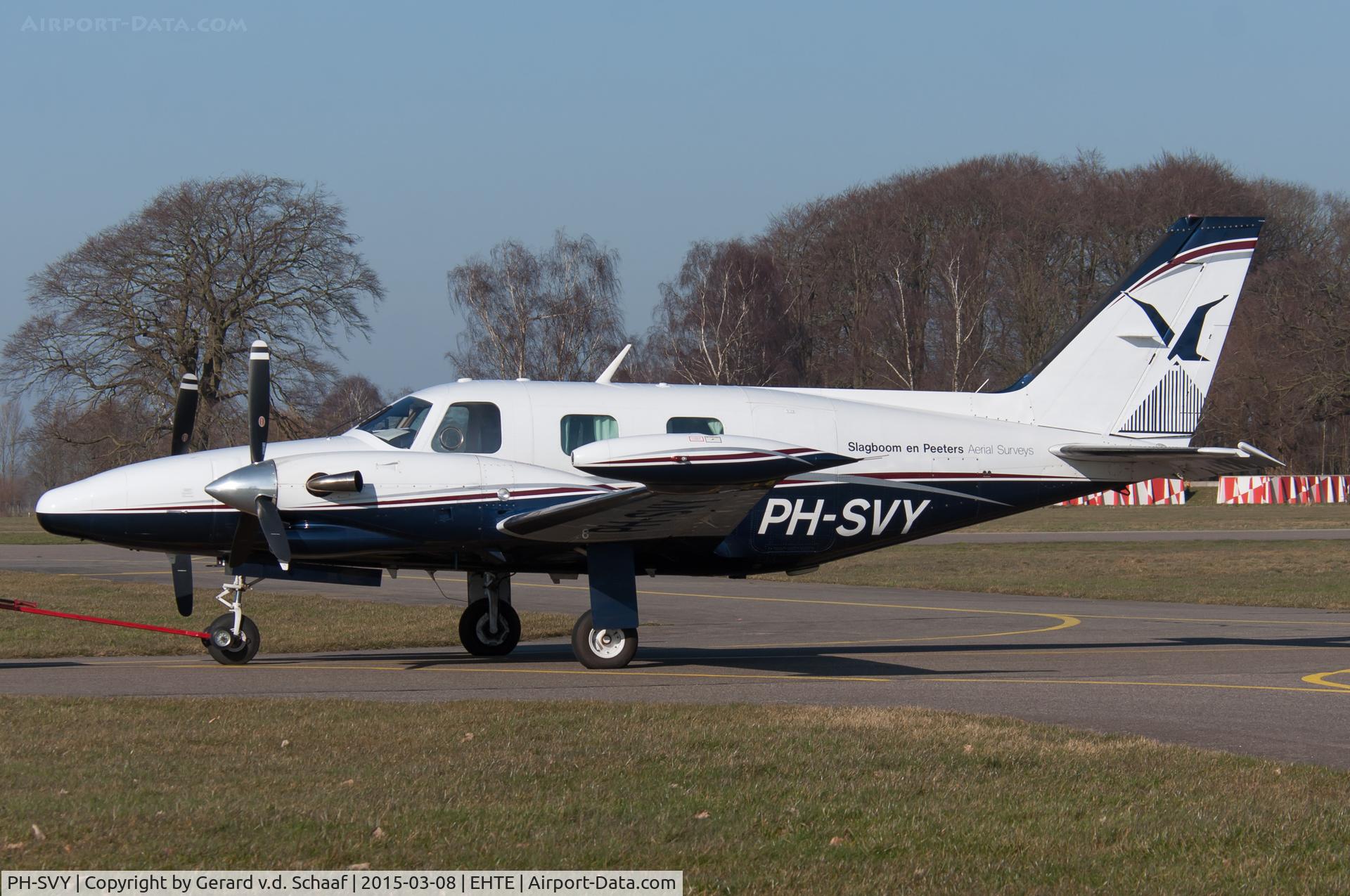 PH-SVY, Piper PA-31T Cheyenne II C/N 31T-8020041, Teuge, March 2015