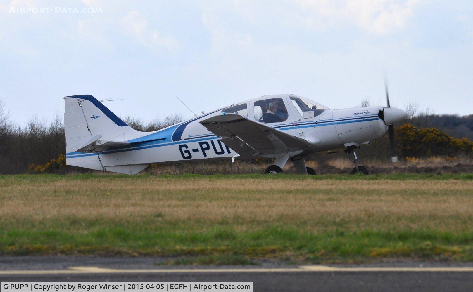 G-PUPP, 1973 Beagle B-121 Pup Series 2 (Pup 150) C/N B121-174, Resident Pup 150 departing Runway 04.