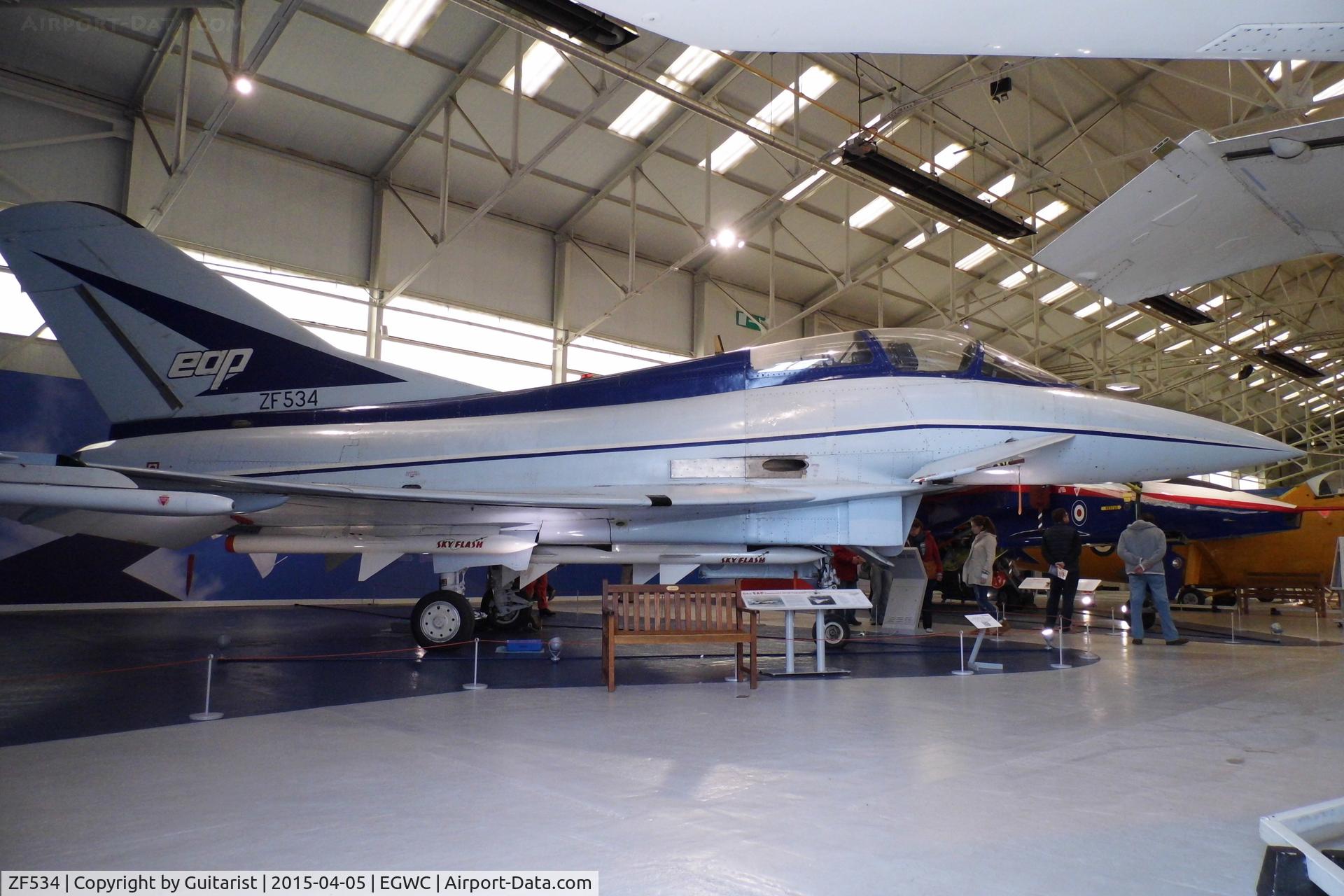 ZF534, 1986 British Aerospace EAP C/N Unknown, Cosford Air Museum