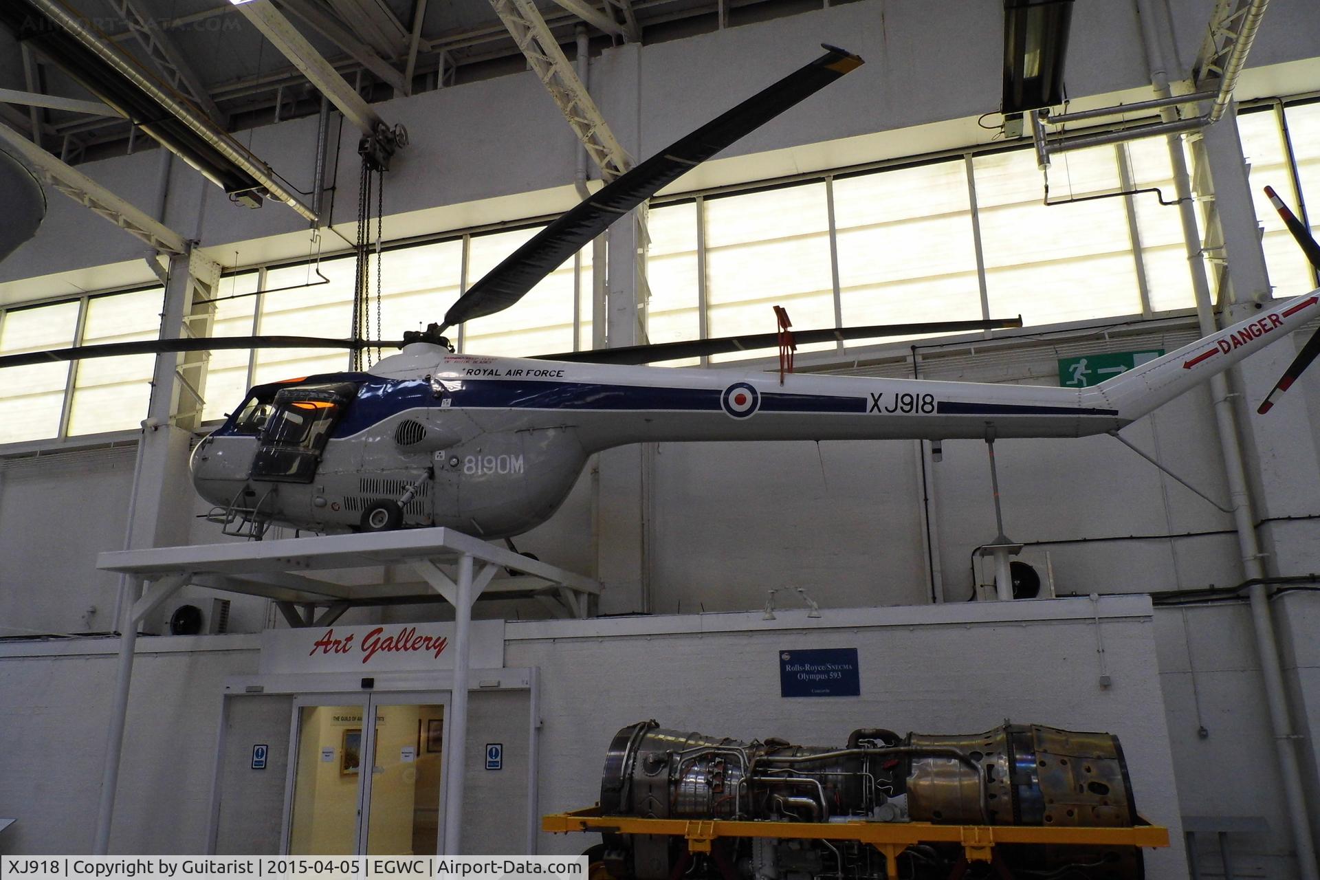 XJ918, Bristol 171 Sycamore HR.14 C/N 13414, Cosford Air Museum