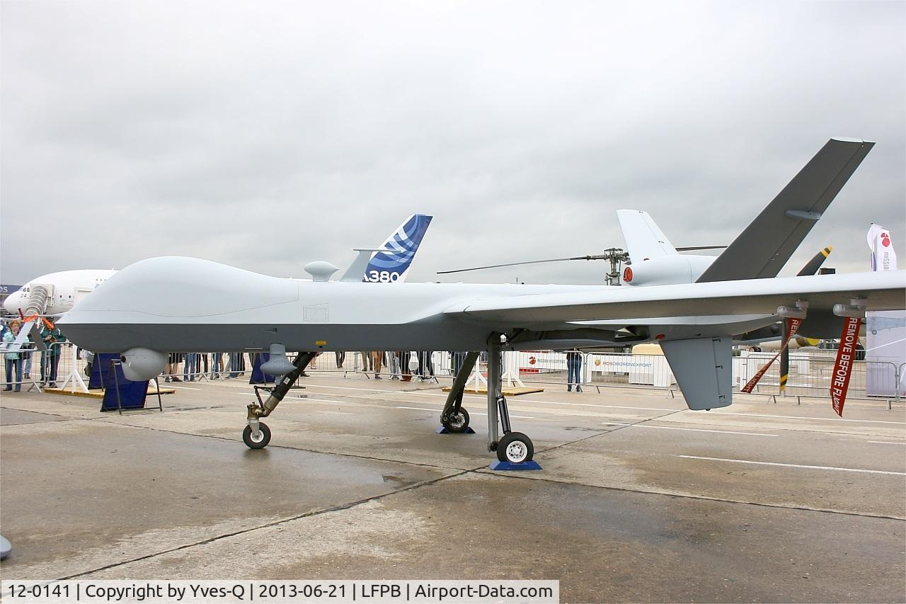 12-0141, General Atomics MQ-9A Reaper C/N AF-142, General Atomics MQ-9B Reaper, Static Display Paris-Le Bourget Air Show 2013
