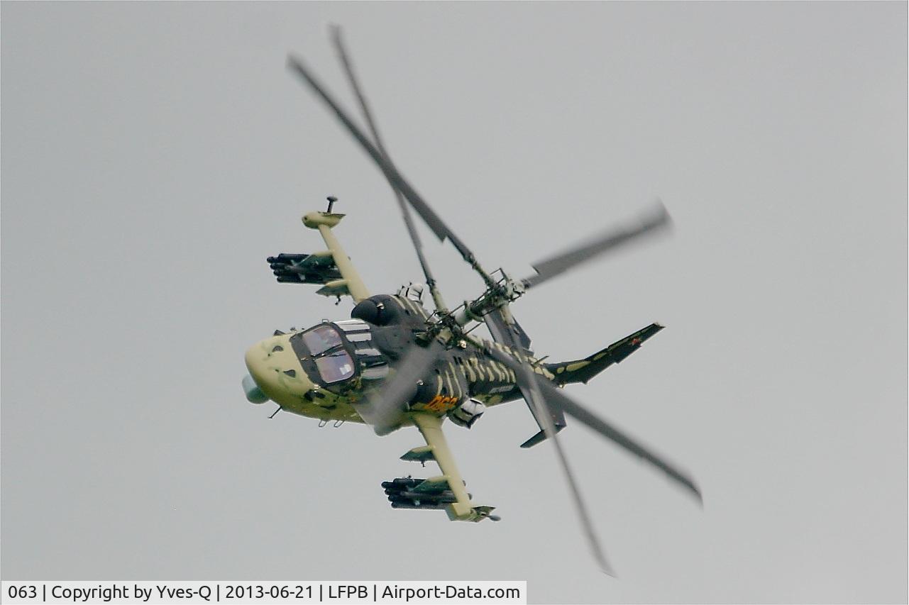 063, Kamov Ka-52 Alligator C/N 3538264800003, Kamov Ka-52 Alligator, On display, Paris-Le Bourget (LFPB-LBG) Air Show 2013