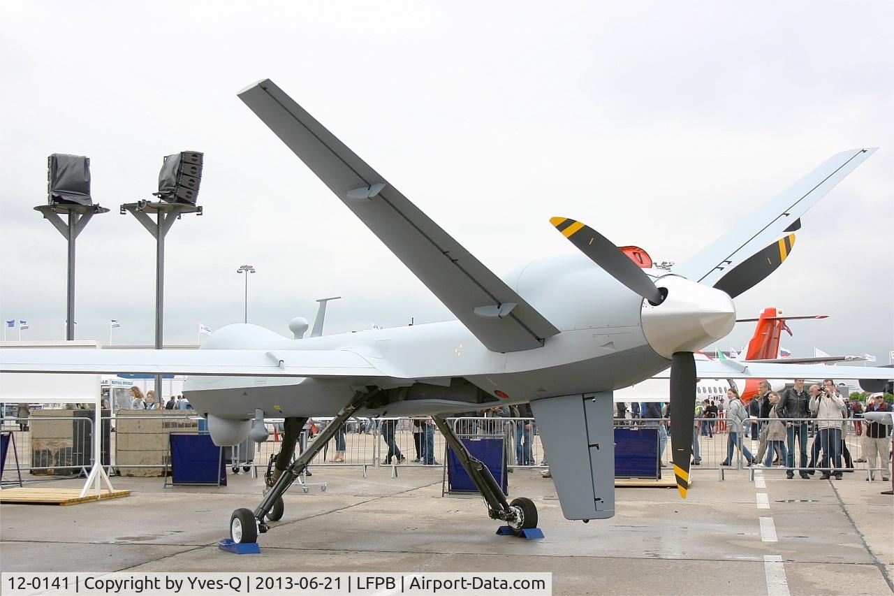 12-0141, General Atomics MQ-9A Reaper C/N AF-142, General Atomics MQ-9B Reaper, Static Display Paris-Le Bourget Air Show 2013