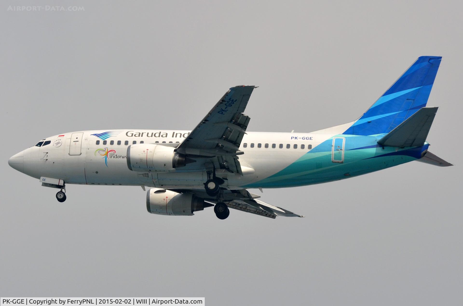 PK-GGE, 1997 Boeing 737-5U3 C/N 28729, One of the last B735 of Garuda around in 2015.