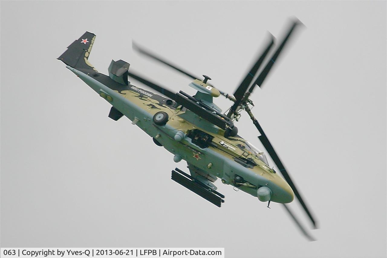 063, Kamov Ka-52 Alligator C/N 3538264800003, Kamov Ka-52 Alligator, On display, Paris-Le Bourget (LFPB-LBG) Air Show 2013
