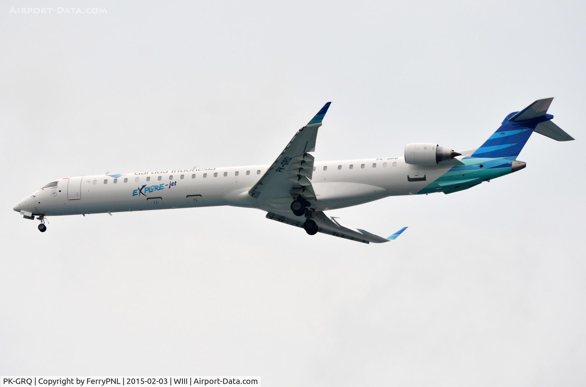 PK-GRQ, 2014 Canadair CRJ-1000ER (CL-600-2E25) C/N 19040, Nice surprise in CGK, Garuda CL1000