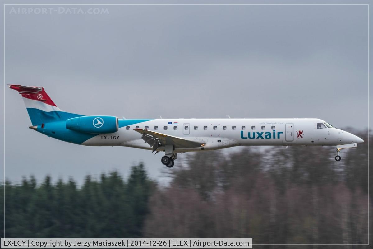 LX-LGY, 2000 Embraer EMB-145LU (ERJ-145LU) C/N 145242, Embraer EMB-145LU
