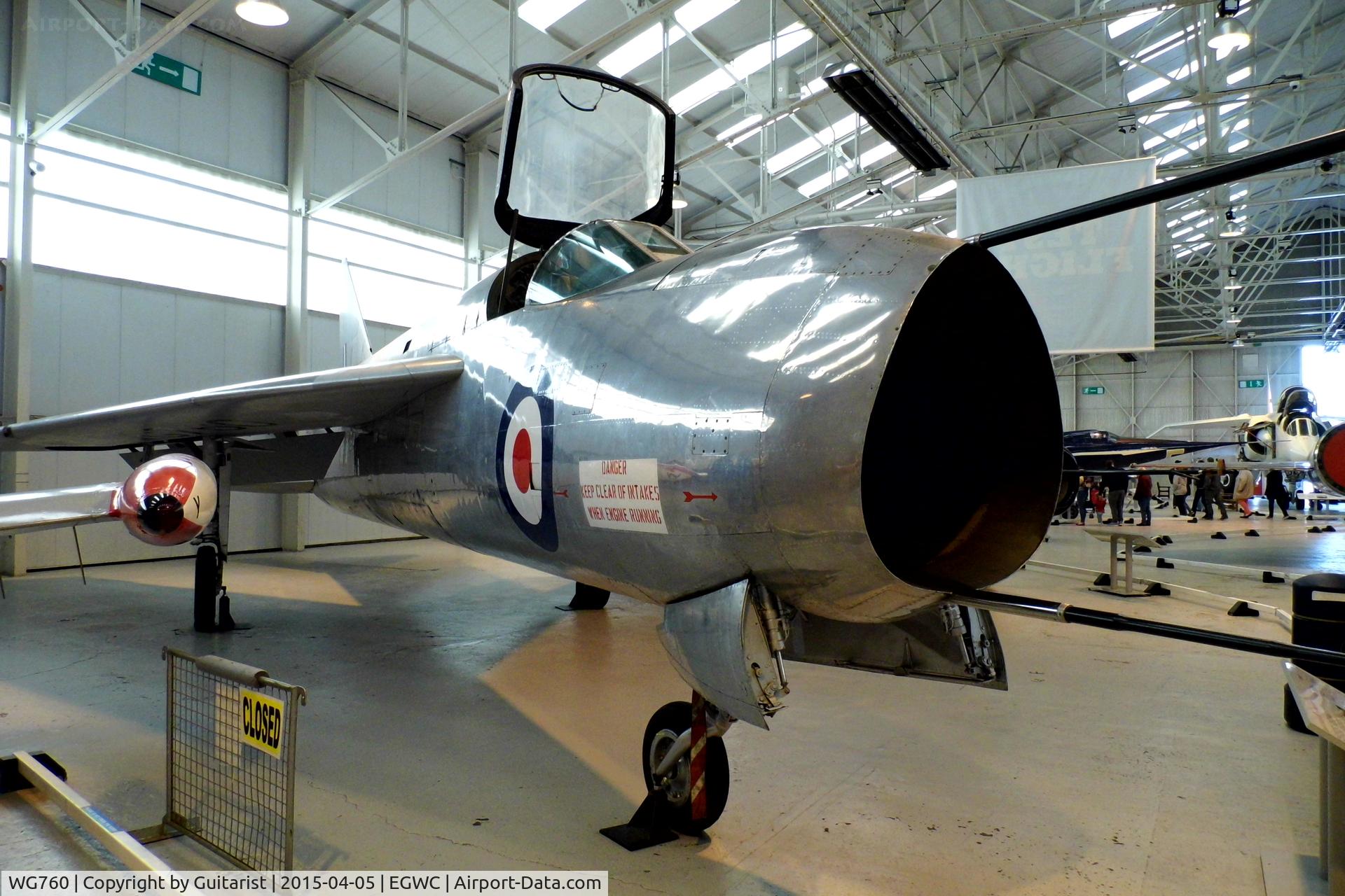 WG760, 1954 English Electric P.1A C/N 95001, Cosford Air Museum