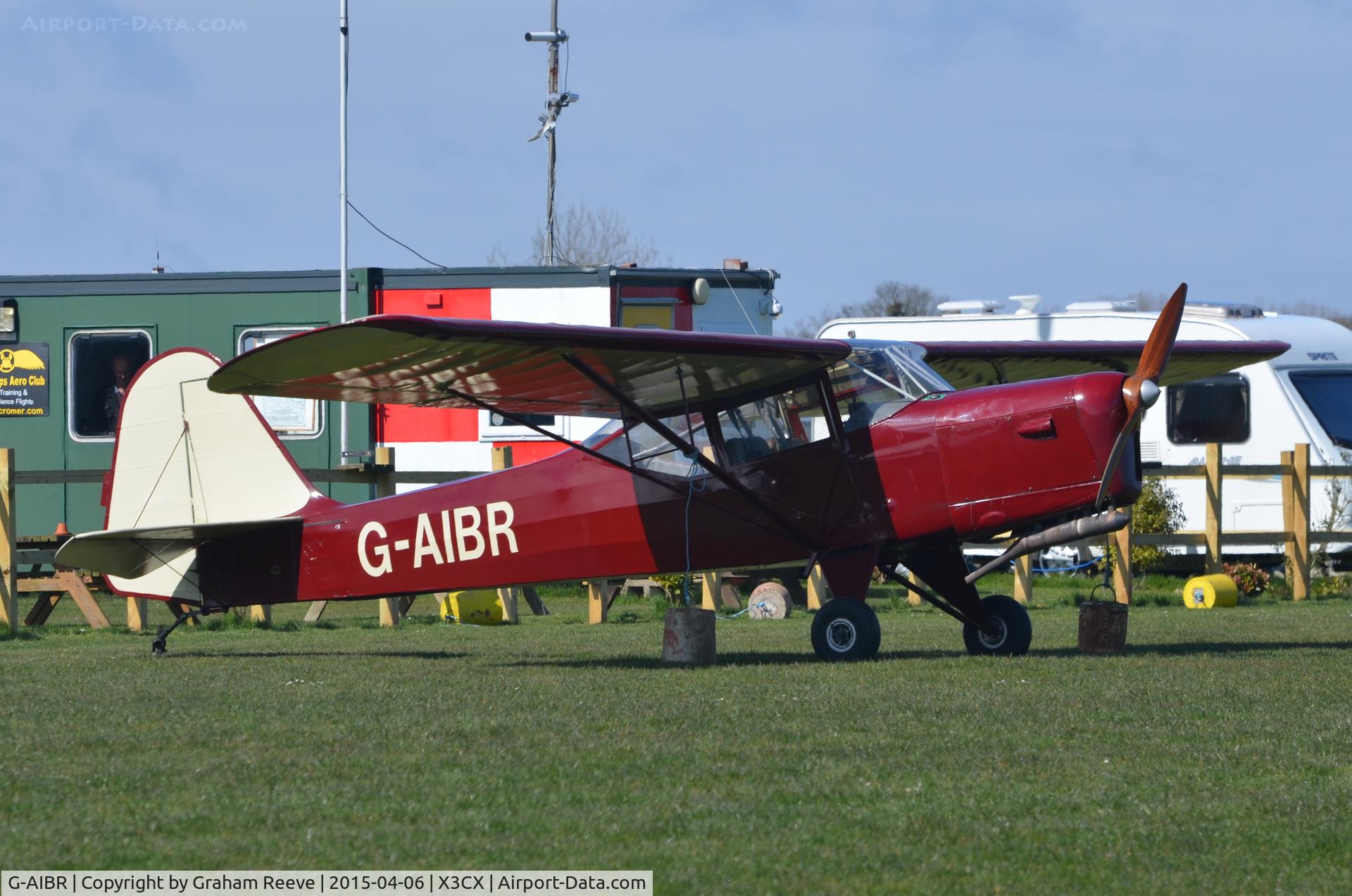 G-AIBR, 1946 Auster J-1N Alpha C/N 2151, Parked at Northrepps.