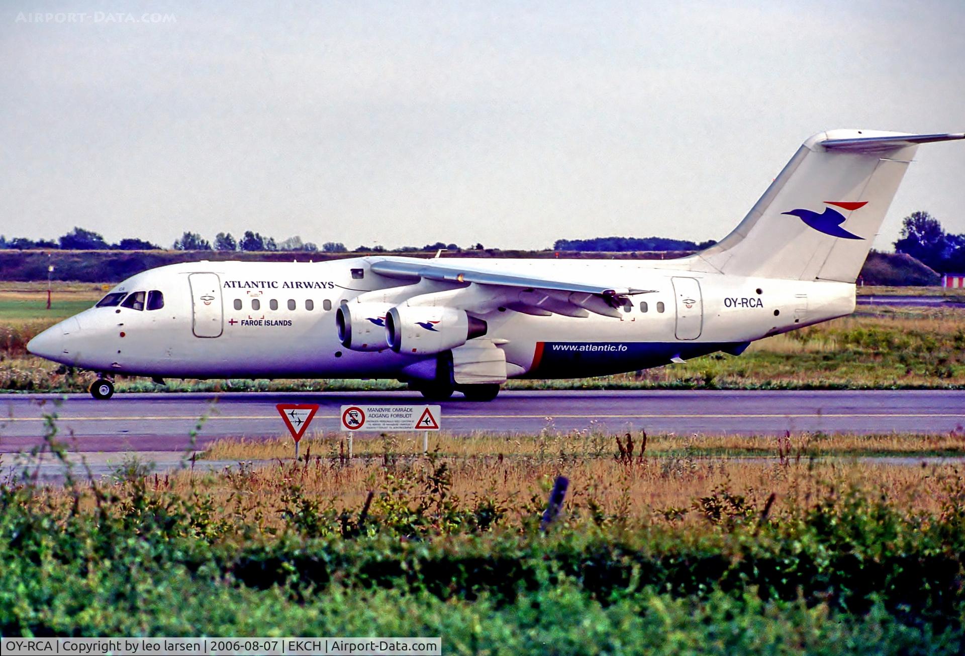 OY-RCA, 1985 British Aerospace BAe.146-200A C/N E2045, Copenhagen Kastrup 7.8.06