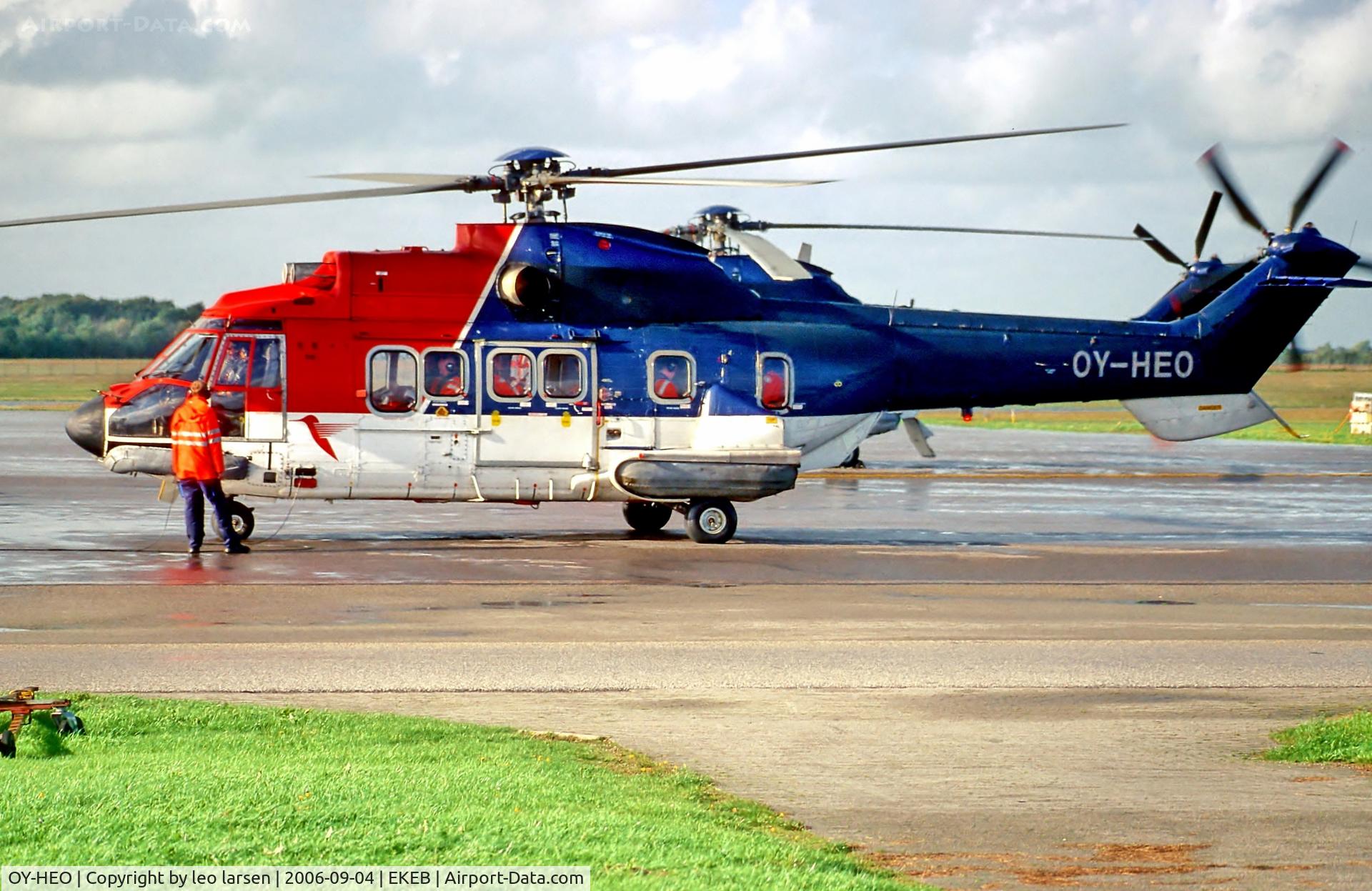 OY-HEO, 1981 Aerospatiale AS-332L-1 Super Puma C/N 2007, Esbjerg Denmark 4.9.06