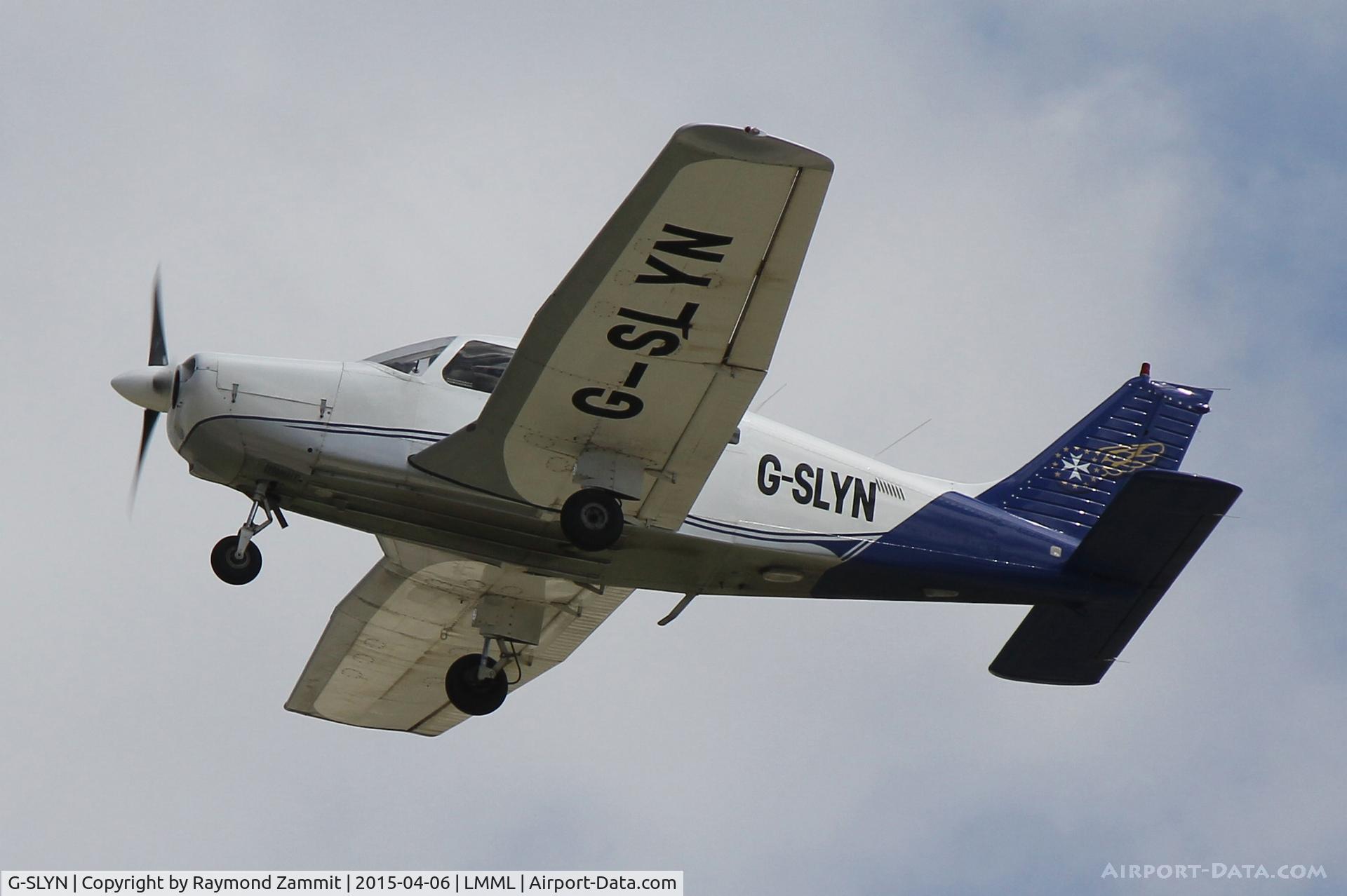 G-SLYN, 1981 Piper PA-28-161 Cherokee Warrior II C/N 28-8116204, PA28 G-SLYN Malta School of Flying