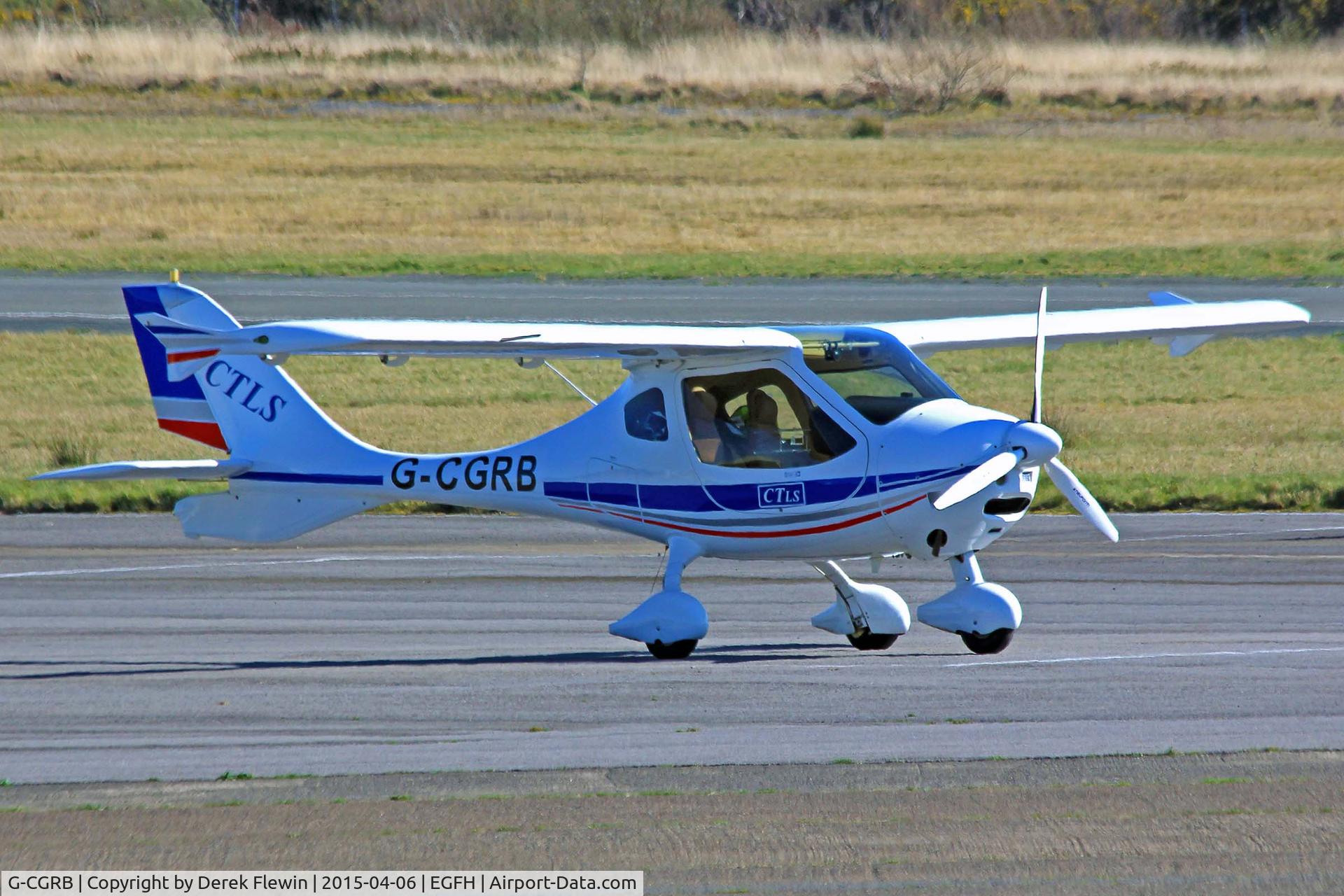 G-CGRB, 2010 Flight Design CT-LS C/N F-10-07-10, Visiting CT-LS, Dam-Yew Tree Farm based, seen parked up.