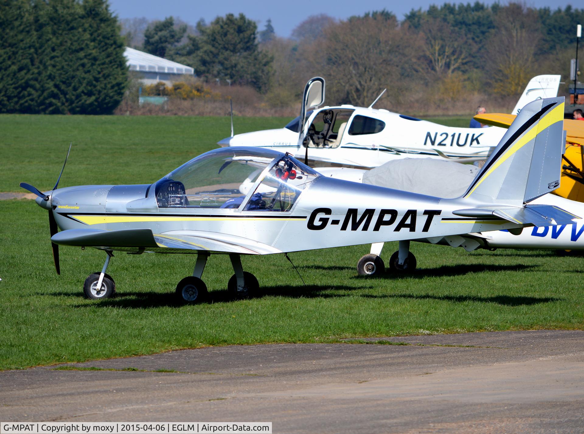 G-MPAT, 2010 Cosmik EV-97 TeamEurostar UK C/N 3919, Cosmic Aviation EV-97 Eurostar at White Waltham.