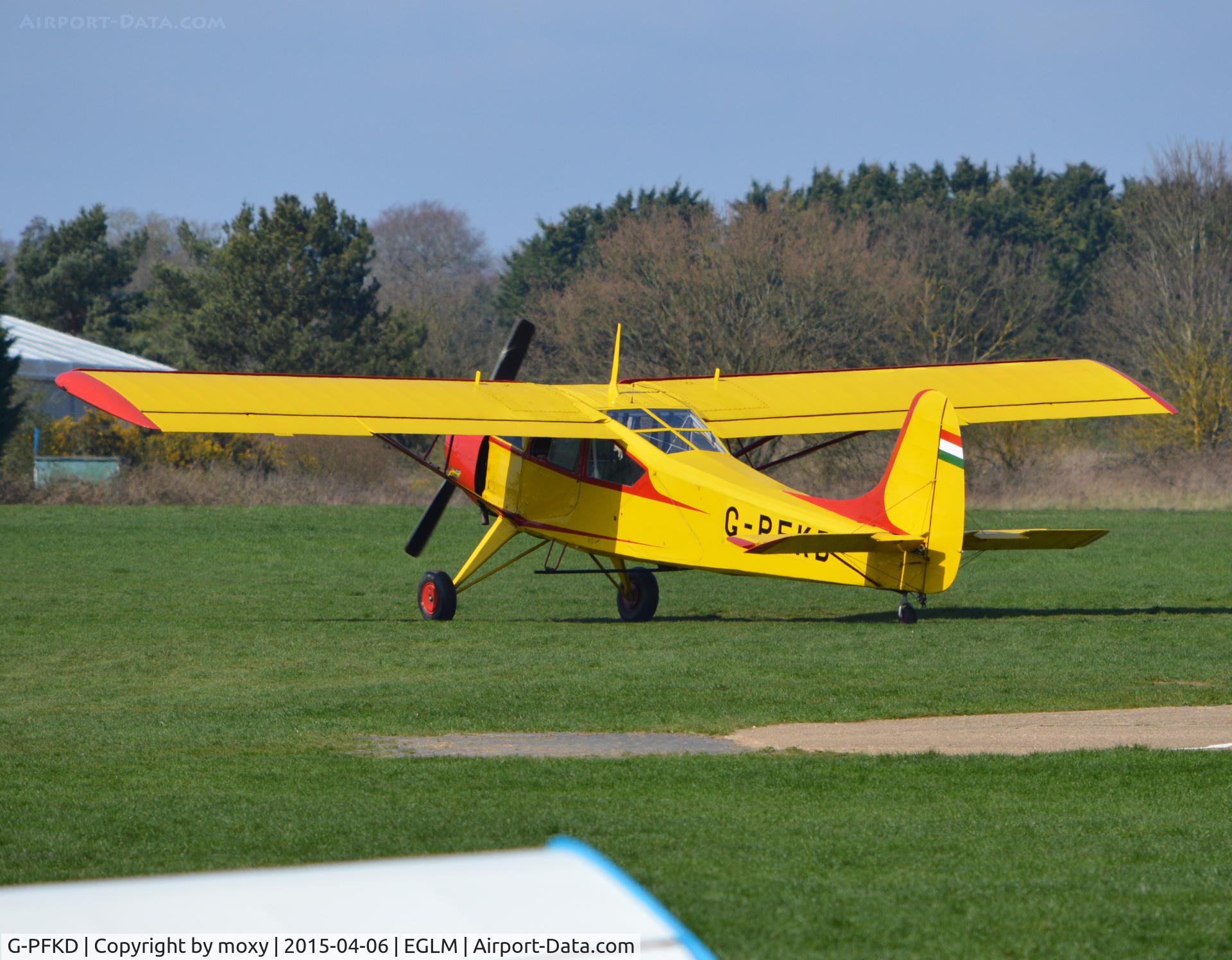 G-PFKD, 1960 Yakovlev Yak-12M C/N 210999, Yakolev Yak-12M at White Waltham. Ex HA-HUB.