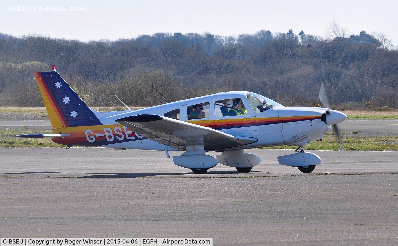 G-BSEU, 1977 Piper PA-28-181 Cherokee Archer II C/N 28-7890108, Visiting Archer II operated by Herefordshire Aero Club..