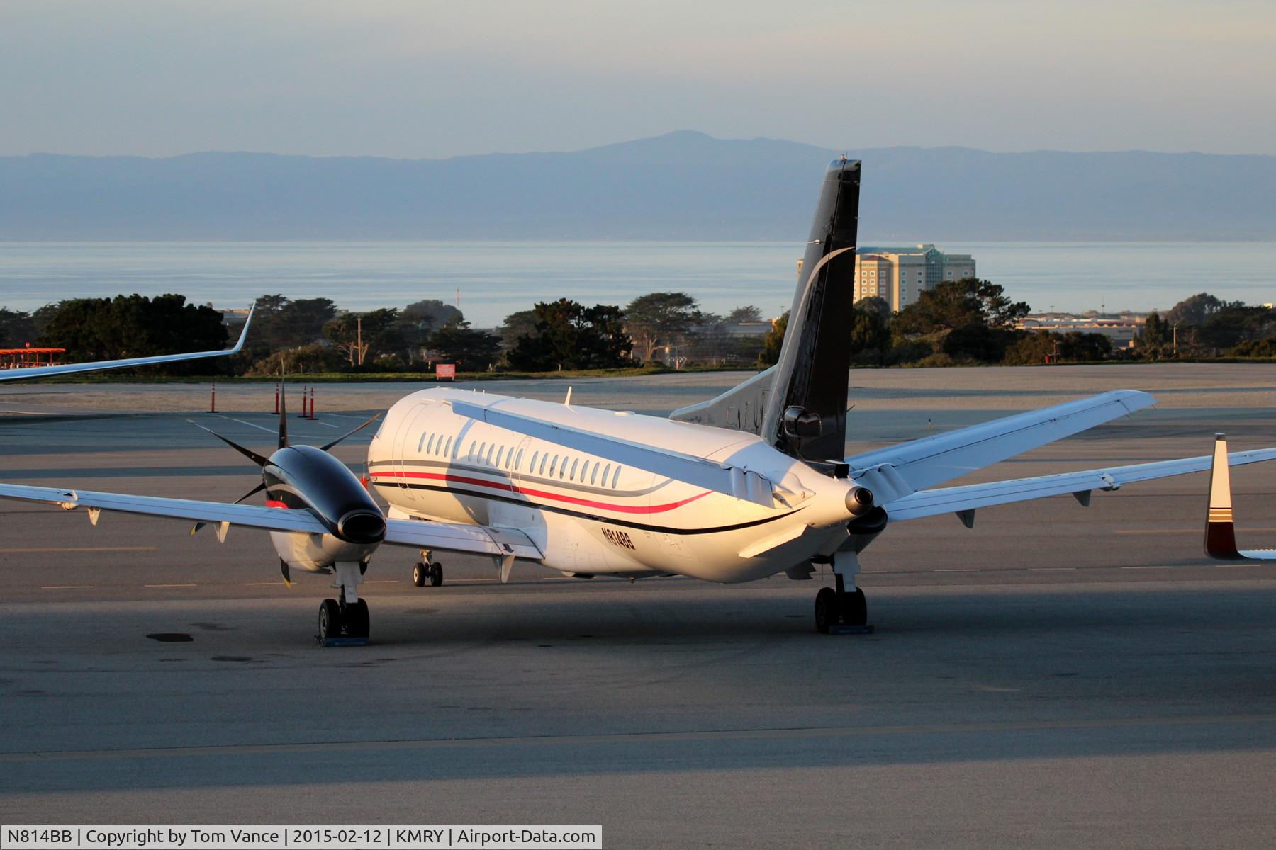 N814BB, 1996 Saab 2000 C/N 2000-034, 2015 AT&T Pro Am Golf weekend at Monterey,CA